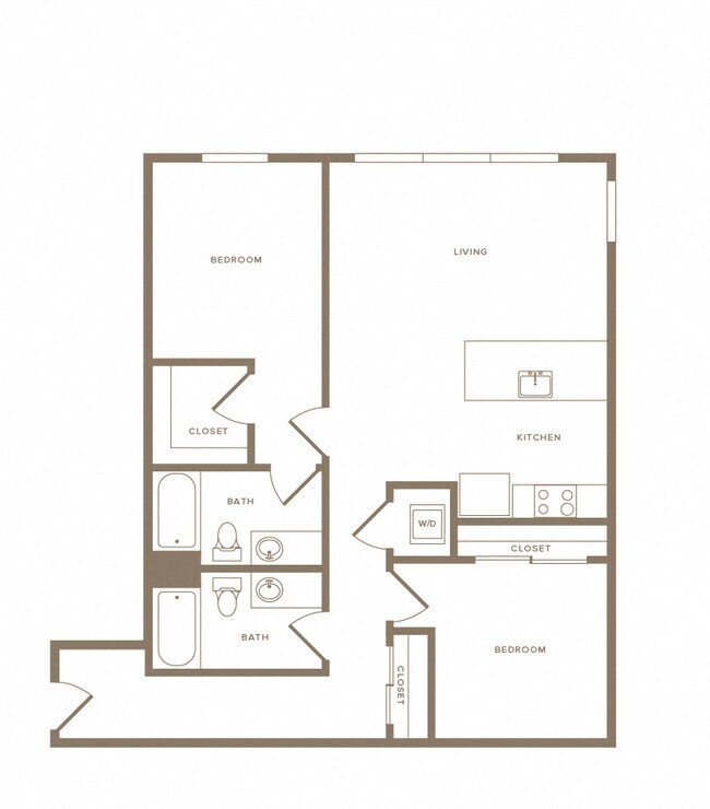 B4 2x2 405 floor plan